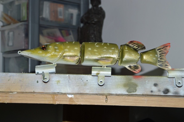 First attempt at a wooden pike swimbait